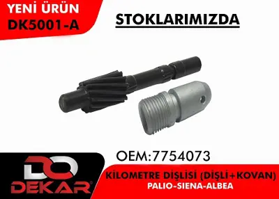 DEKAR DK5001-A KİLOMETRE DİŞLİSİ + KOVAN DK5001A PALİO ALBEA DOBLO SIENA