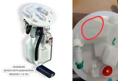 OEM 8200689362 DEPO ŞAMANDIRASI 8200689362 MEGANE-II 1.6-16V (8200130191)
