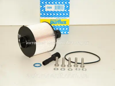 PURFLUX C826 MAZOT FİLTRESİ C826 CLIO IV SYMBOL 12-> 1.5DCİ LOGAN SANDERO DUKKER 12->