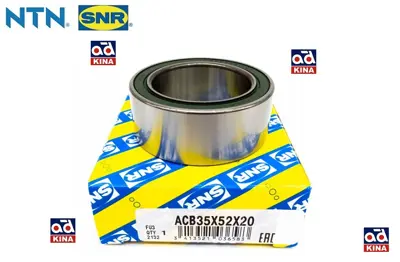 SNR ACB35X52X20 KLİMA RULMANI 35*52*20 VOLKSWAGEN-HONDA 7SBU17C PXV16 SC08 SCS0 MEGANE 1.6