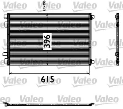 KALE 050ABC040 Klima Radyatörü 050abc040 Megane-Iı (02-) 8200115543, 8200223000, 8660002501, 8671017589, 94626, 8FC351317781, 8FC351301564, 8FC351301561, 8093029, CA1411