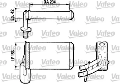 KALE 346255 Kalorifer Radyatörü 346255 Golf Iv Bora A3 Tt Beetle Leon Octavıa Toledo 96>07 1J1819031, 1J1819031A, 1J1819031B, 9481722, 9482555, 1J1819031ASK, 1J2819031A, 1J189031B, 1H2819031B, 358820031