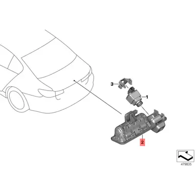 BMW 51247381868 Bagaj Açma Kolu BMW/51247381868
