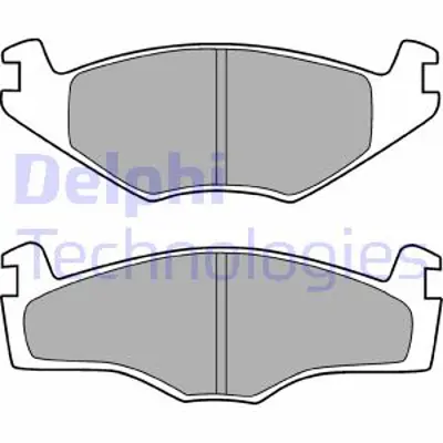 DELPHI LP420 Fren Balatası Ön 1GD698151, 110698151A, 171698151G, 191698151B, 191698151G, 191698151L, 321698151B, 321698151D, 321698151E, 321698151H