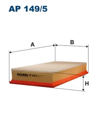 FILTRON AP 149/5 Hava Fıltresı 1J0129620, 1J0129620A, 180129620, L1J0129620A, 180129601, 180129601B, L180129607, L180129607B, 1JO129620, 1JO129620A