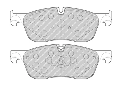 FERODO FDB4926 Fren Balatası Ön LR061373, C2C41874, LR072681, T4N9760, J9C17007, J9C18522, T4N13434, C2C41984, LR090689, LR118006
