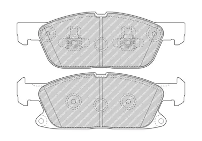 FERODO FDB5087 Fren Balatası Ön KTJ1GC/2K021/AA