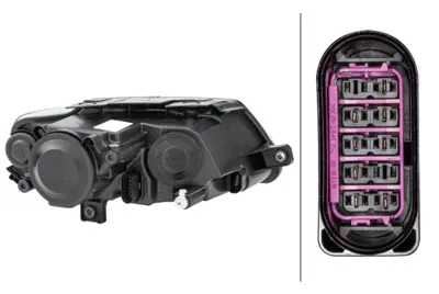 HELLA 1EL 247 014-011 Far Sol 3C0941005, 3C0941005AA, 3C0941005C, 3C0941005J, 3C0941005M, 3C0941006M, 88977, 50431121, LP111L, 718121601112