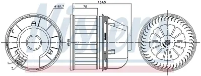 KALE 356475 Kalorıfer Motoru 7G9T/18456/CA