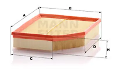 MANN FILTER C 29 021 Hava Fıltresı 31370089, 313700890