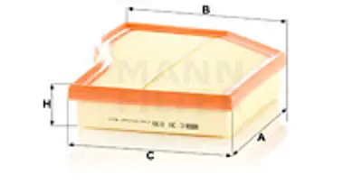 MANN FILTER C 30 030 Hava Fıltresı A6540940204, 6540940204