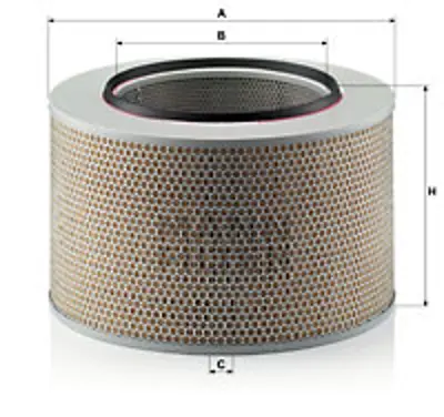 MANN FILTER C 42 1404 Hava Fıltresı 30949204, 40943304, A0030949204, A0040943304, 4094330, A0004094330, 40920204, A0040920204, 3661840125, 3661840525