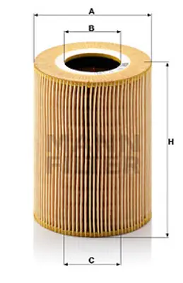 MANN FILTER HU 1381 x Yag Filtresi 51.05504/0098