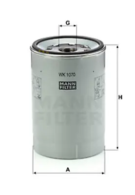 MANN FILTER WK 1070 x Yakıt Fıltresı 21088101, 21088099, 21538975, 4771602, A0004771602, 20745605, 3194552161, 42549295, 504272431, 504086268