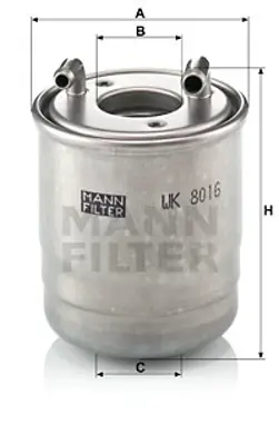 MANN FILTER WK 8016 X Yakıt Fıltresı 6420902052, 6420901852, A6420902052, A6420901852, A6420920301, 6420920301, 6420901752, A6420901752, 6420920301S, 8559585