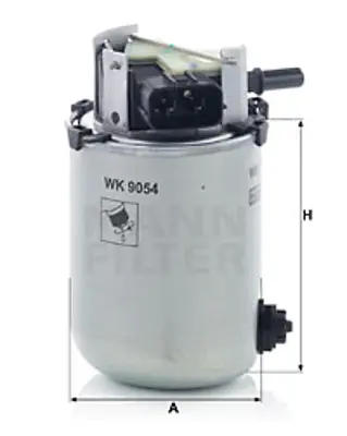 MANN FILTER WK 9054 Yakıt Fıltresı 16400BB50A, 16400BB51A, 164004EA1A, 164004EA1D, 8660003801, 164004BD0B, 164004EA1B, 164A04EA1B, 164004BD0A, 164006184R