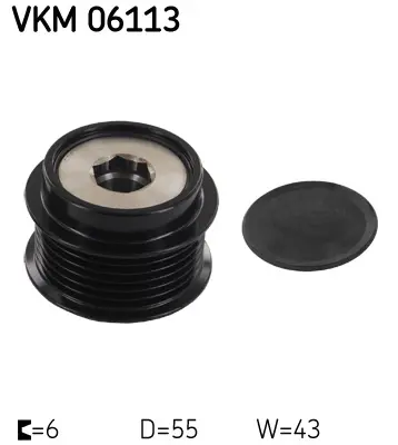 SKF VKM 06113 Alternatör Kasnagı 27415/0T010