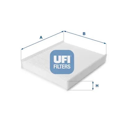 UFI 53.190.00 Polen Fıltresı 6R0820367, 6R0819653, JZW819653F, 6Q0820367B, 6Q0820367, 6Q0820367A, 6RD820367, L6RD820367, 6RD820367A, 6Q0819653