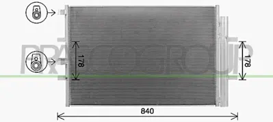 VALEO 860057 Klıma Radyatörü BK21/19710/AB