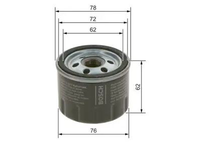 BOSCH F026407279 Yag Fıltresı H6BG/6714/BA