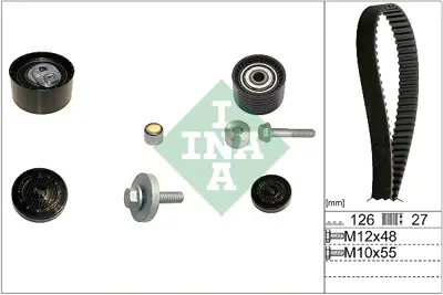 INA 530 0638 10 Trıger Setı 1307000Q0L, 1307000QAA, 1307700QAB, A307000Q0A, 4452597, 119316259R, 130775630R, 7700107150, 8201058069, 8200064664