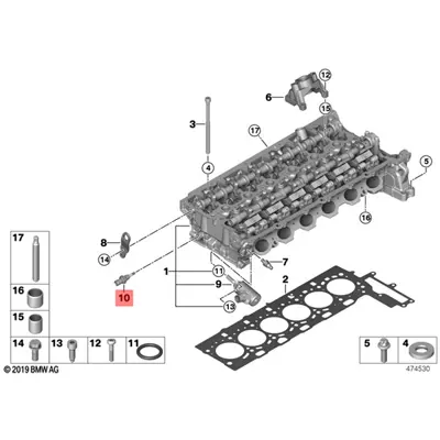 BMW 13628649765 Motor Sıcaklık Sensörü 13628649765