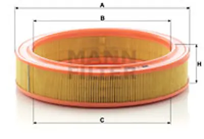 MANN FILTER C 2873/1 Hava Fıltresı 052129620A
