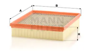 MANN FILTER C 32 013 Hava Fıltresı 2H0129620, 2H0129620B, 2H0129620C, 2H6129620, 2H0129620A, 2H0129620D, 2H129620, 2H0129607, 2H6129620A