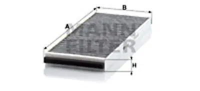MANN FILTER CUK 3955 Polen Fıltresı 893819429, 8A0819439, 8A0819439B, 3B0091800, 8A0819439A, 8A0819644, 8D0091800, 893091700, 8A0419439A, 893091400A