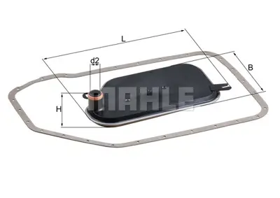 MAHLE HX 84D Sanzuman Yag Fıltresı 01V325429