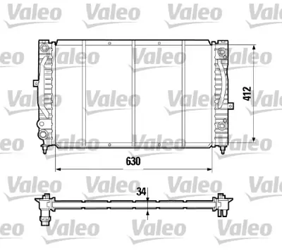 BEHR CR 132 000S Su Radyatörü 8D0121251BC, 8D0121251BE, 4B0121251E, 8D0121251M, 4B0121251K, 8D0121251P, 8DO121251P, 4B0121251AG, 8D0121251C, 4B0121251T