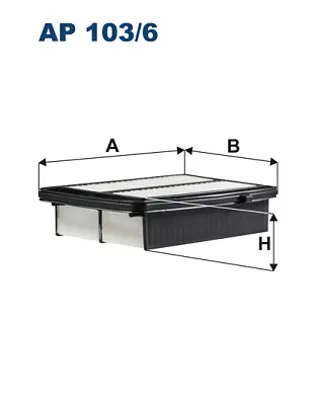 FILTRON AP 103/6 Hava Fıltresı 17220/5AA/A00