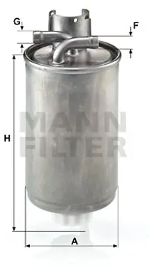 MANN FILTER WK 829 Yakıt Fıltresı 057127401C