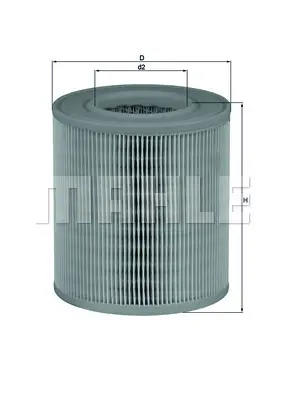 MAHLE LX 1253 Hava Fıltresı 4F0133843A, 8003453102019, 4FO133843A, 4F0133843, 59133843B