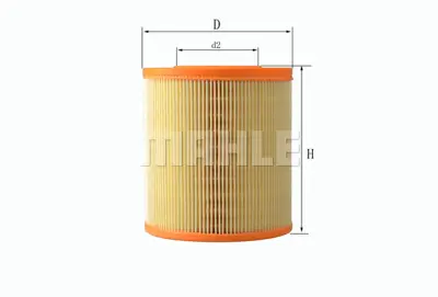 MAHLE LX 1253 Hava Fıltresı 4F0133843A, 8003453102019, 4FO133843A, 4F0133843, 59133843B