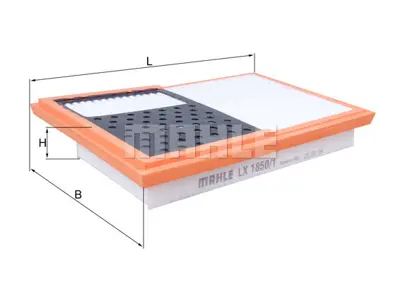 MAHLE LX 1850/1 Hava Fıltresı 6420942204, 6420940204, 6420940304, 6420942104, A6420940404, A6420940304, A6420942204, A6420942104, A6420940204, 6420943004