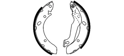 MANDO MLH05 Fren Balatası Arka 5830528B00, 5830528A00, 5830528C00, 5830528E00, 5830528D00, 5830529A00, 5830528A30, 5830528A70, 5830528A60, 583052DA10