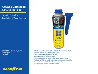 GOODYEAR 701011 Enjektör Temızleyıcı 701011