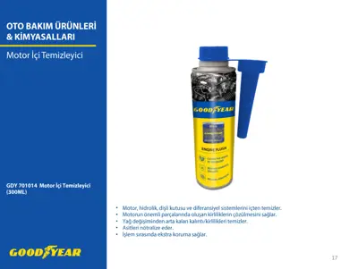 GOODYEAR 701014 Motor Iç Temızleme 701014
