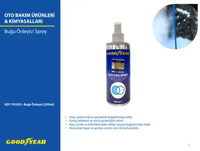 GOODYEAR 701033 Bugu Önleyıcı Sprey