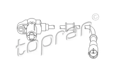 TOPRAN 207449001 Krank Sensörü Ön 207449755 Corsa-B 1238918, 6238429, 90386504, 90483637, 93169315, 90366504, 9012161, 1612696, 93169319, 6SKV049