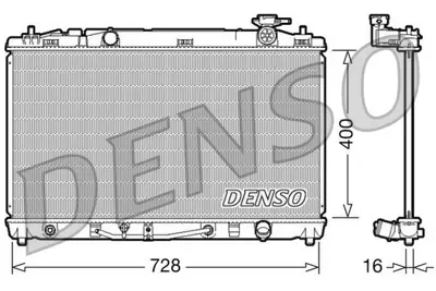 DENSO DRM50042 Su Radyatörü 16400/28630