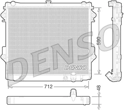 DENSO DRM50074 Su Radyatörü 16400/50380
