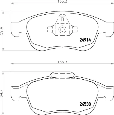 AXAM AX-02-03-01-4012 Disk Balata Ön Ax-02-03-01-4012 Fluence (10-) Megane-Iıı (09-) Duster 1.5 Dcı 4106000Q1L, 410601306R, 410605961R, 410607115R, 440603905R, 4168352, 4397952, 4106000Q1C, 4106000Q1B, 440607115R