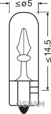 OSRAM 2721 Ampül