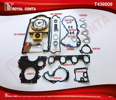 ROYAL CONTA T439009 Takım Conta Üst 2M5Q6008AAT