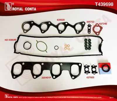 ROYAL CONTA T439698 Takım Conta Üst 2M5Q6008AAT