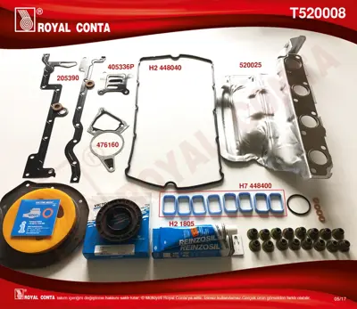 ROYAL CONTA T520008 Takım Conta 6C116008