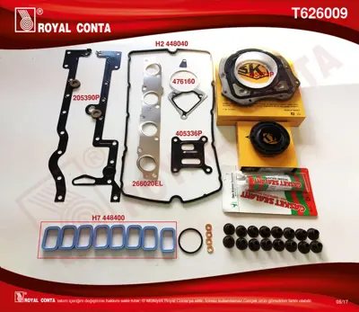 ROYAL CONTA T626009 Takım Conta 6C116008