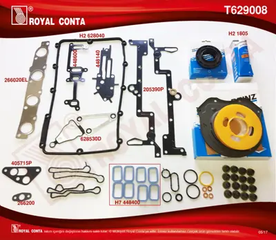 ROYAL CONTA T629008 Takım Conta BK3Q6008AAT